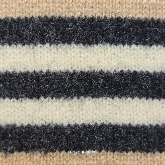 Burberry Rare Vintage KNIT Lambswool Scarf PERFECT - Picture 9 of 11